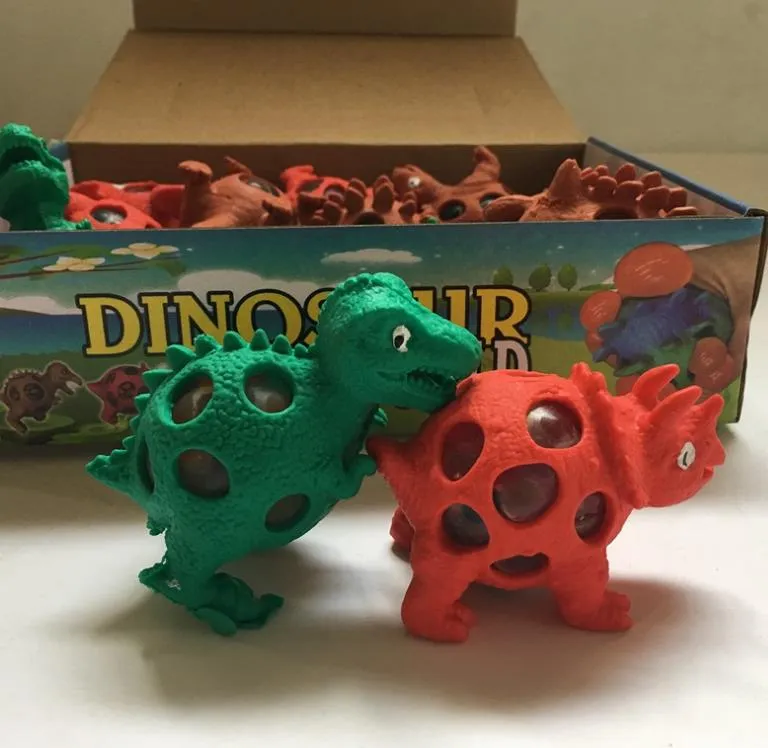 Bambini divertenti animali che soffiano palloncino gonfiare dinosauro  sfiato palle antistress mano fidget party giochi sportivi giocattoli