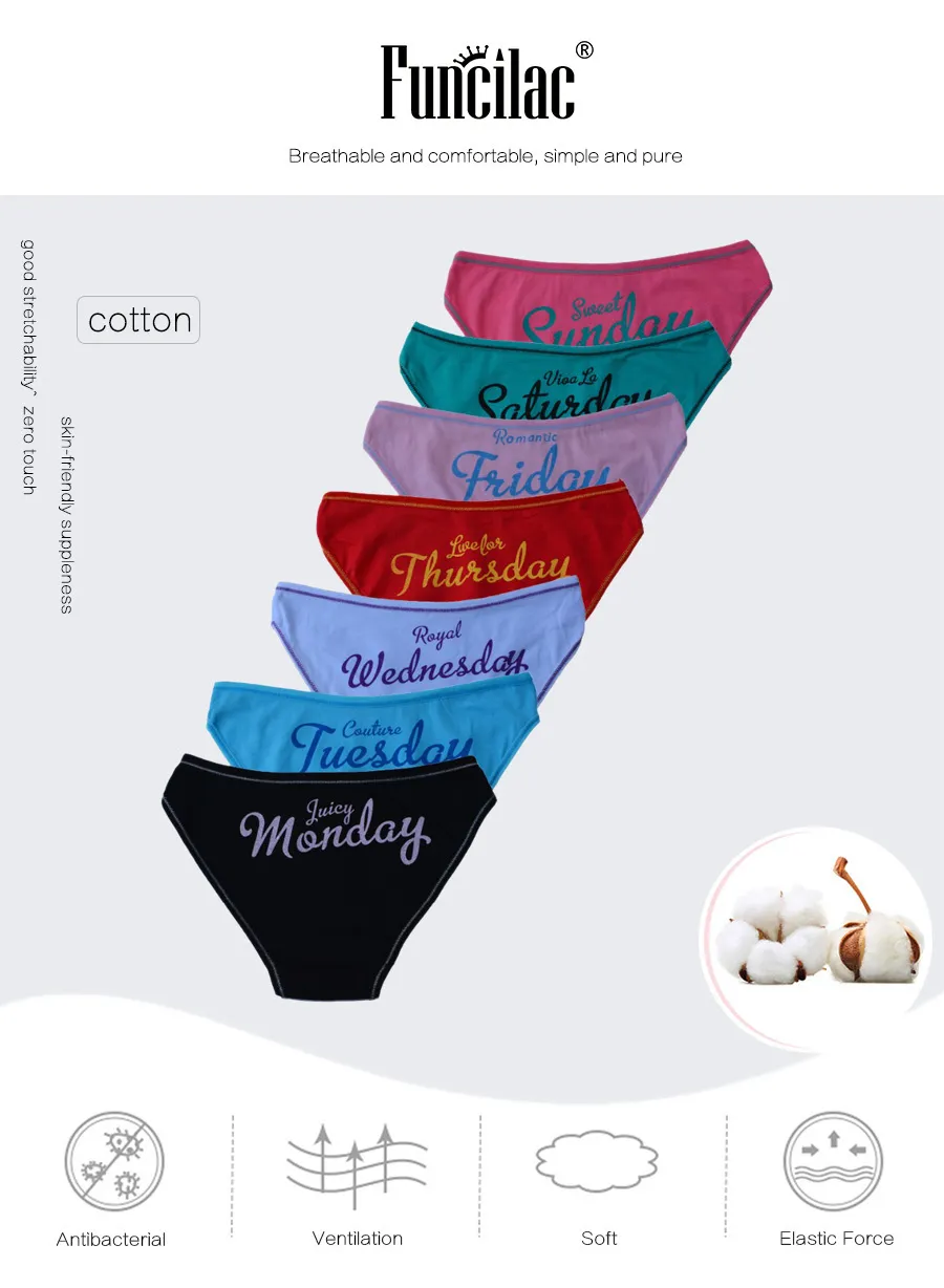Funcilac Womens Cotton Smelly Little Panties Set For Weekdays, Sexy  Lingerie In Sizes L XXXL C1258e From Zlzol, $25.97 | DHgate.Com