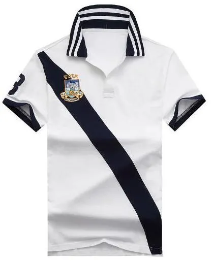 Ralph Lauren Sports Shirt With White and Navy Blue Stripes With