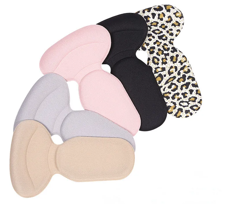 Anti Slip T Shape Foot Heel Pads Silicone Gel Protector Liner For High