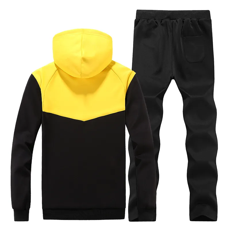 Mens yellow sweatsuit deals