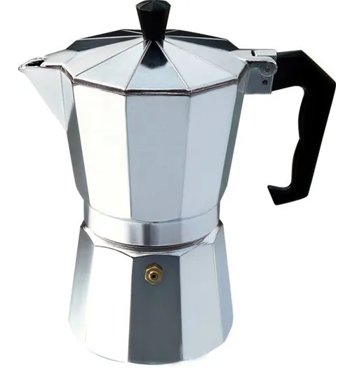 1/2/3/6/9/12cup Piano cottura Moka Caffettiera Italiana Top Moka Espresso Cafetera Expresso Caffettiera Cafe Caffettiera