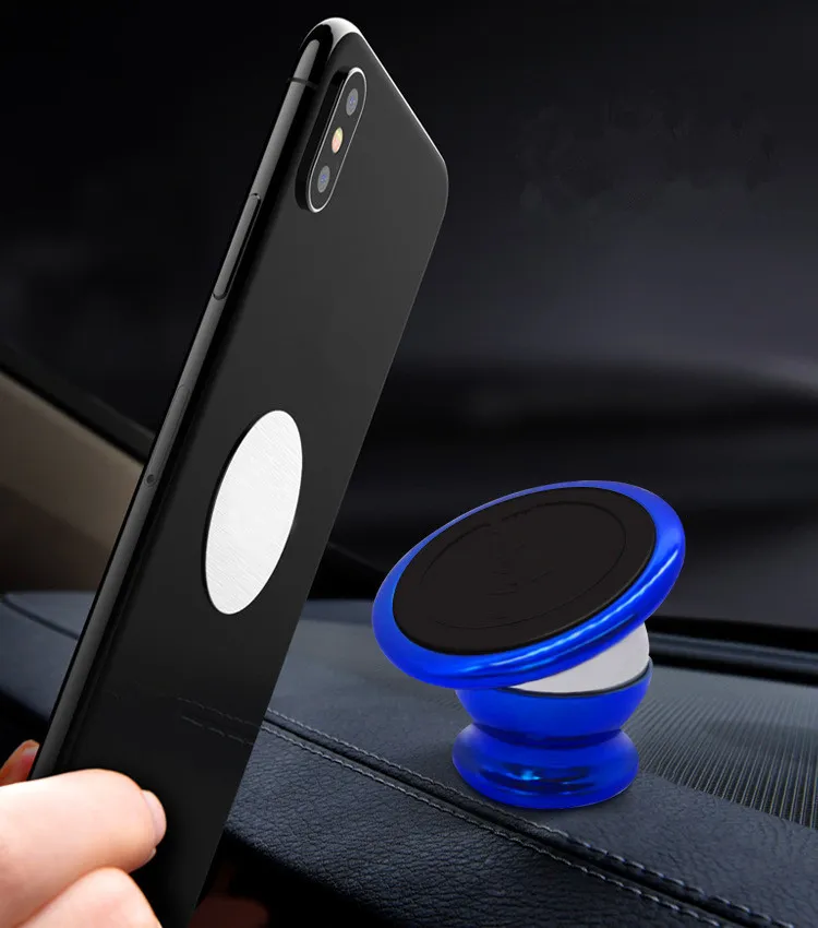 Universele Smart Mobiele Telefoon Houder Magneet Beugel 360 graden Magnetische Telefoon Houder Auto Telefoon Houder Auto Navigatiekader