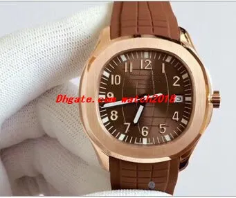 9 Farben-Mann-Armbanduhr 40mm-Mann-Armbanduhr 5168G-001 5167A-001-Gummibügel-Automatik Edelstahl-Armband Luxus-Mann-Uhr