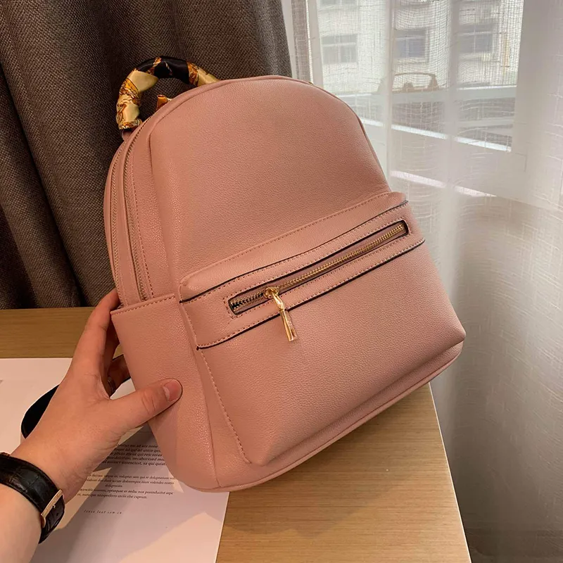 New  Candy Colorful BACKPACK BAG Backpack Bags Real Leather Women Handbag Shoulder Messenger Bag Travel Bag