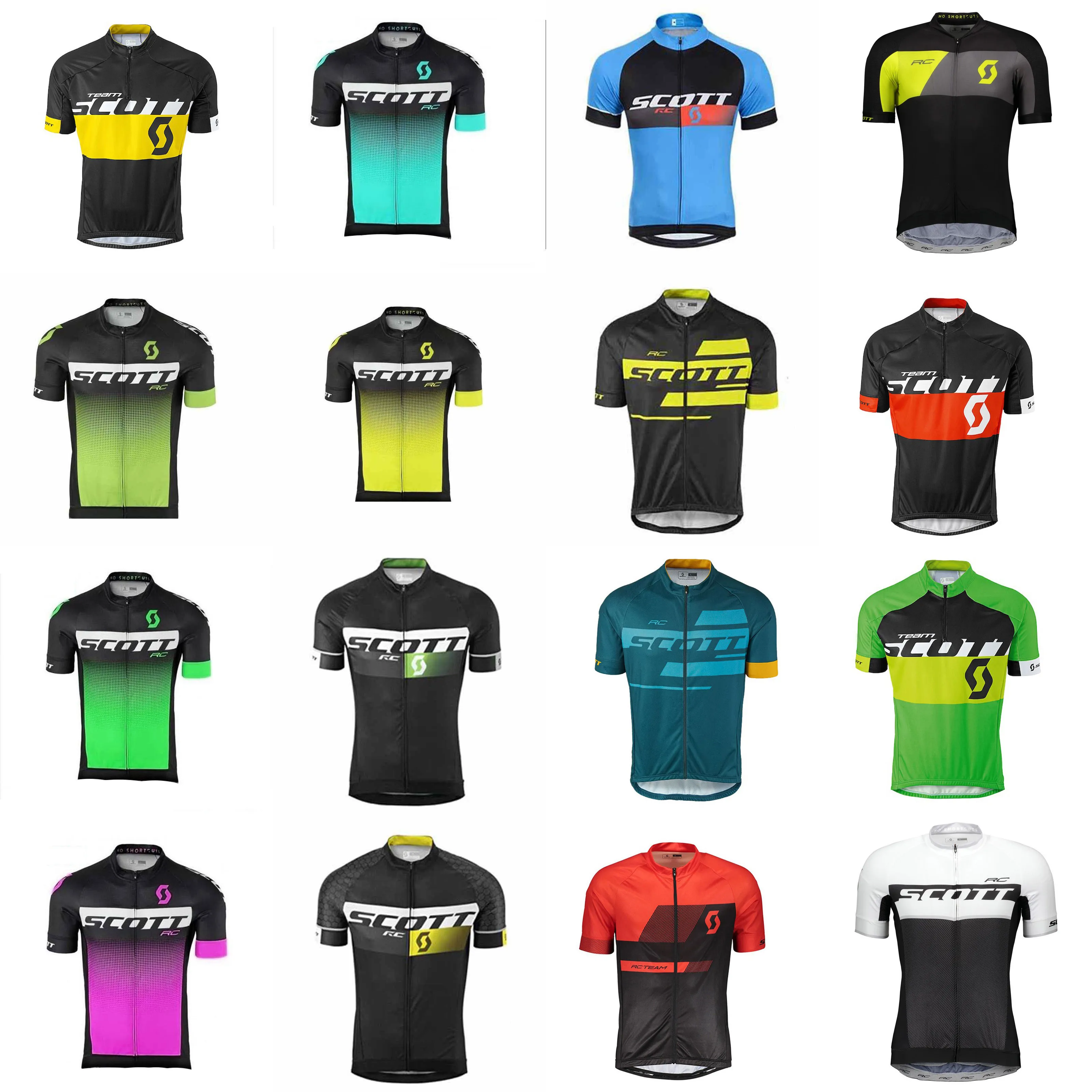 SCOTT team Fietsen Korte Mouwen jersey Fiets Kleding Sneldrogende Fiets Shirt mountainbike Tops ropa ciclismo C2605