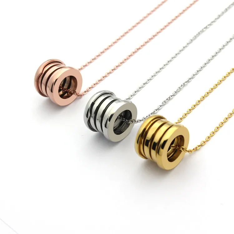 Fashion brand charm women Jewelry Pendant Necklace temperament men 18K rose Silver Gold necklace large size love necklace Valentine's Day