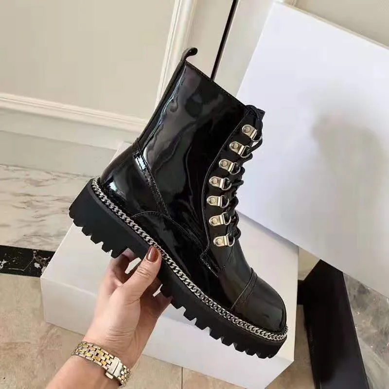 Balmain combat best sale army chain boot