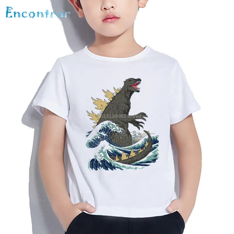 Boys sales godzilla shirt