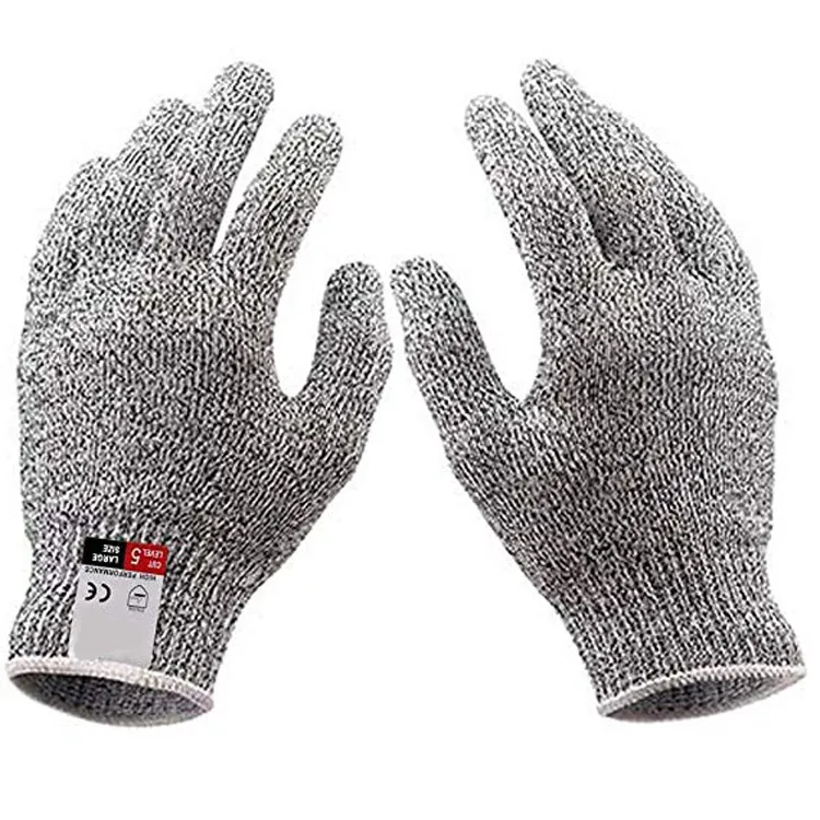 Cut-resistant Gloves Knife Anti-cutting Hand Protection Gloves Food Grade Level 5 Cut Protection Finger Glove Safety Kitchen Glove GGA2722