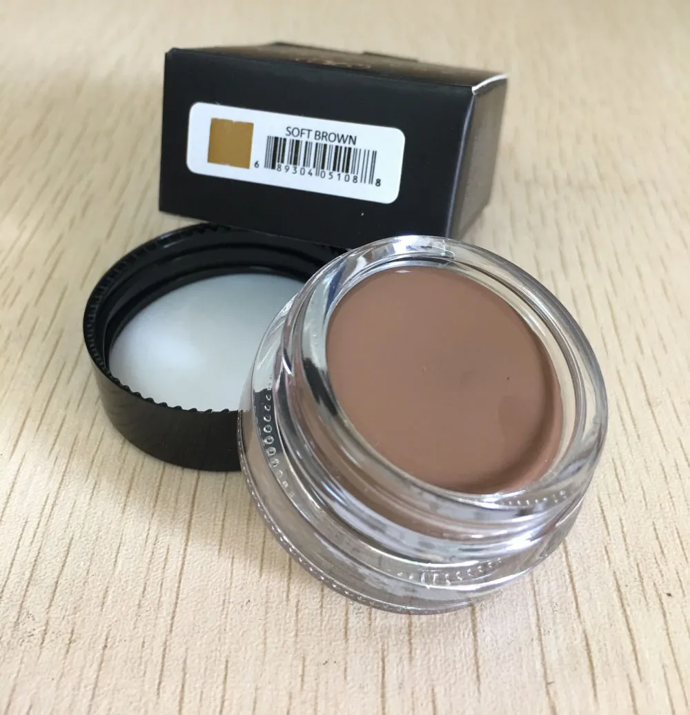 Crema per sopracciglia perfetta Pomata Marrone medio Trucco impermeabile Sopracciglio 4g Biondo Cioccolato Marrone scuro Ebano Auburn Marrone medio EBONY