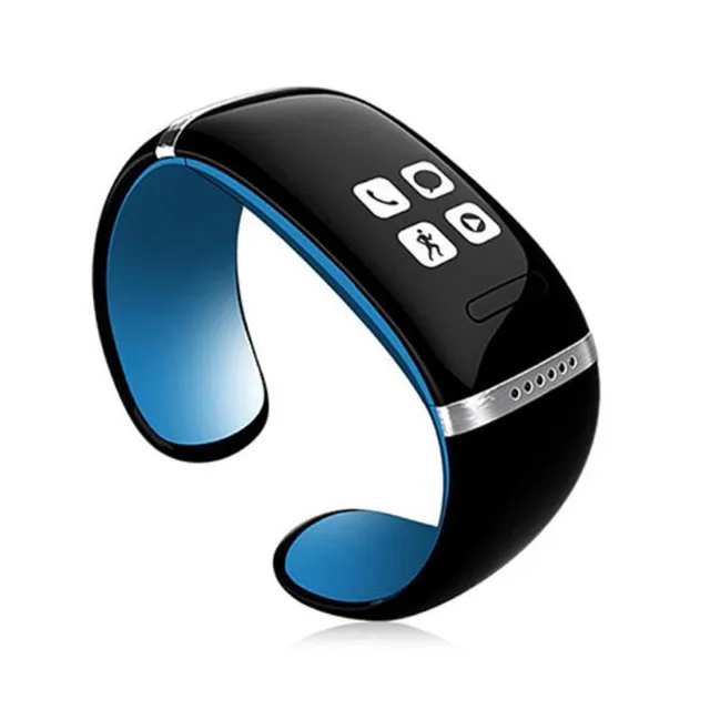 Reloj de pulsera inteligente L12S OLED Bluetooth Pulsera inteligente Anti Lost Recordatorio Podómetro Reloj inteligente para teléfono IOS Android