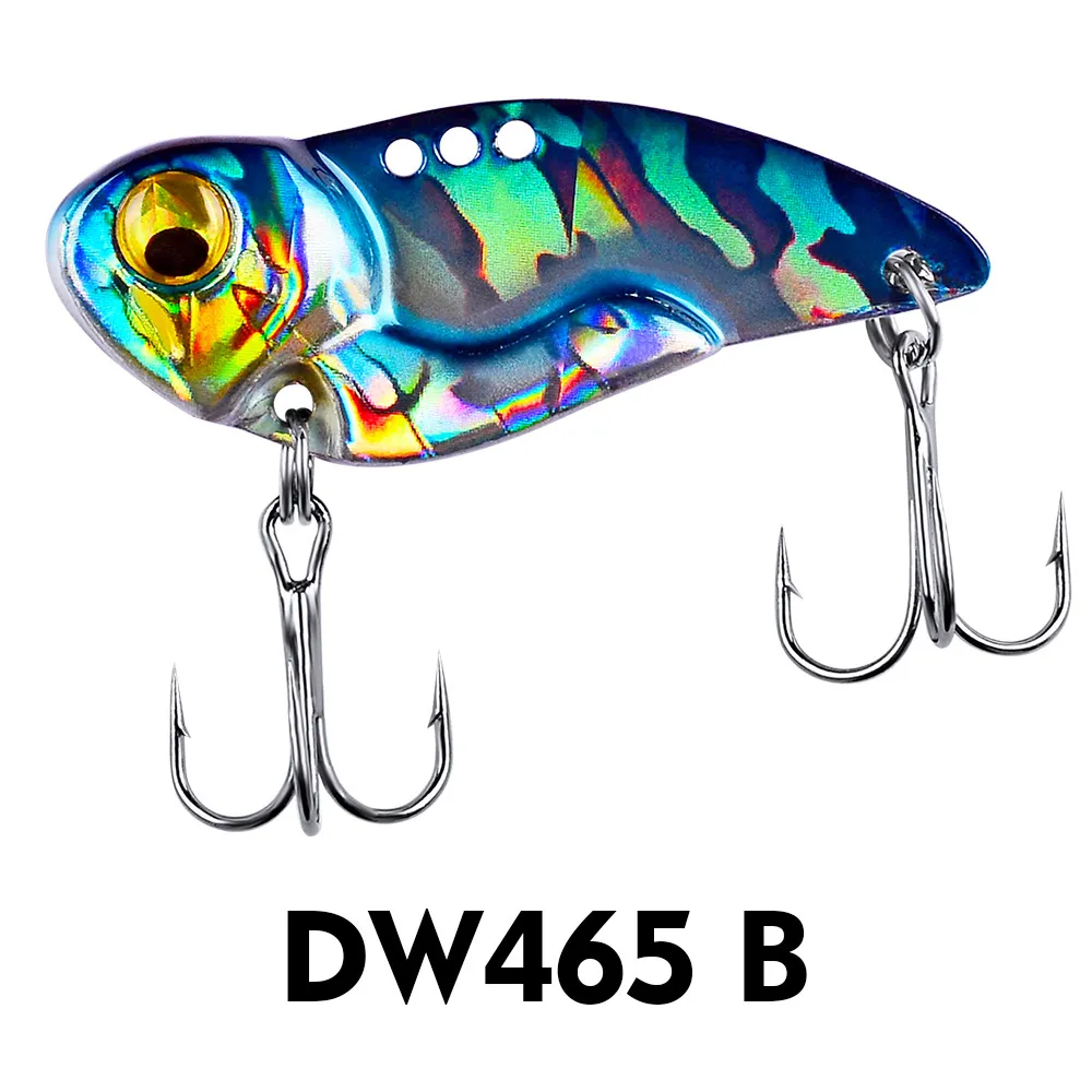 6pcs/set 5g/8g/14g/20g نموذج المعادن VIB السمك الساحرة crankbait الغرق الصل