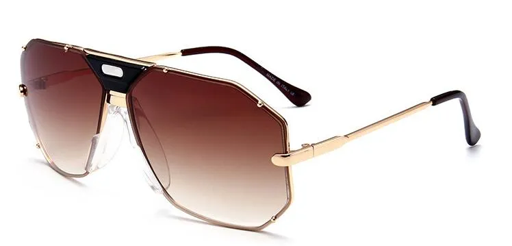 الجملة-2018 جديد 905 جودة عالية العلامة التجارية مصمم أزياء الرجال الأزياء النظارات الشمسية النظارات الإناث الرجعية نمط uv380 نظارات الشمس للجنسين