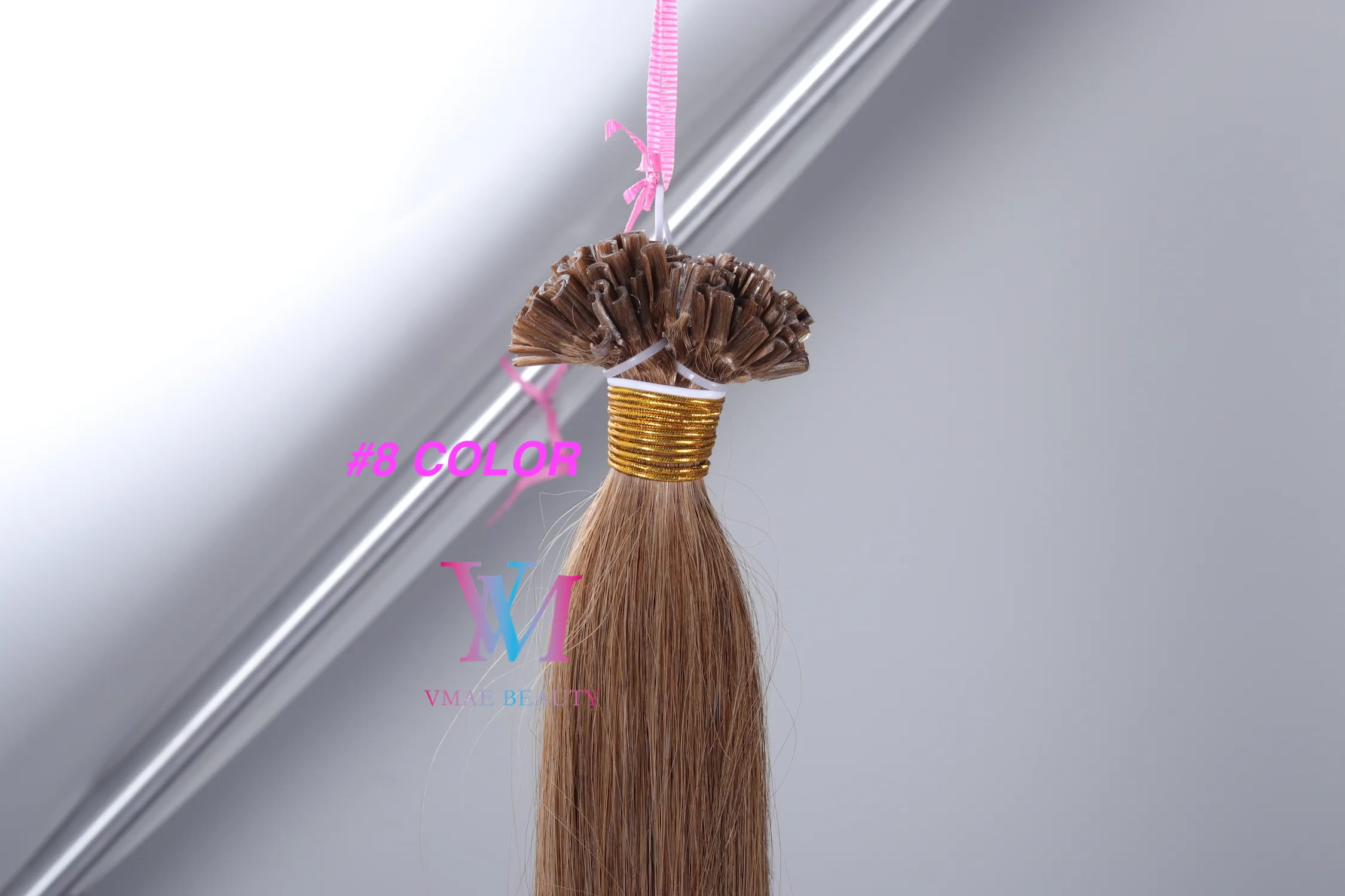 VMAE Pré-lié Naturel 613 Blond Brésilien Européen Droit Kératine 0.5g Ongle U Astuce Bâton Remy Vierge Pré-collé Extensions de Cheveux Humains