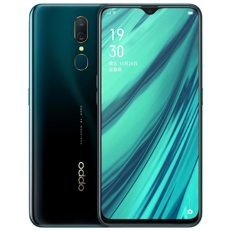 Оригинальный OPPO A9 4G LTE Сотовый телефон 4GB 6GB RAM 128GB ROM Helio P70 Octa Core Android 6,53 "Полный экран 16MP OTG 4020MAH ID FIGNCINT ID Смарт -мобильный телефон