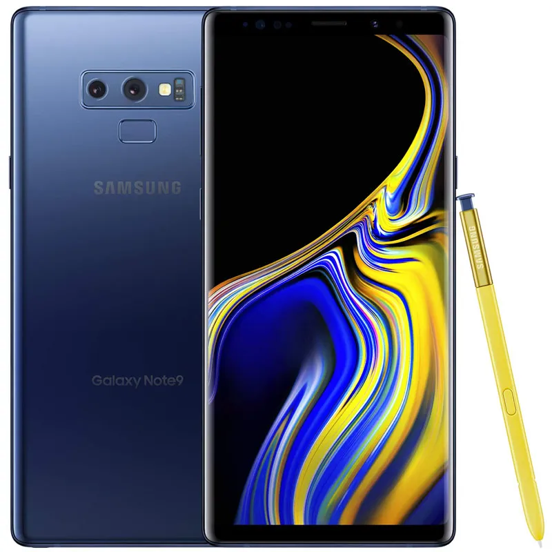 Téléphone intelligent Samsung Galaxy Note 9 N9 N960F 4G LTE Octa Core Téléphone remis à neuf 12 "RAM 6 Go ROM NFC 128 Go remis à neuf