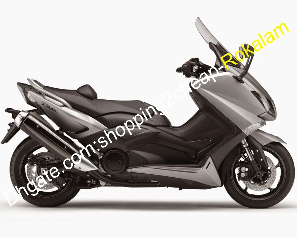 TMAX 530 2015 2016 Kit de posventa de motocicleta para piezas Yamaha T-MAX 530 TMAX530 15 16 Moto Bodywork Grey Black Carenado (moldeo por inyección)