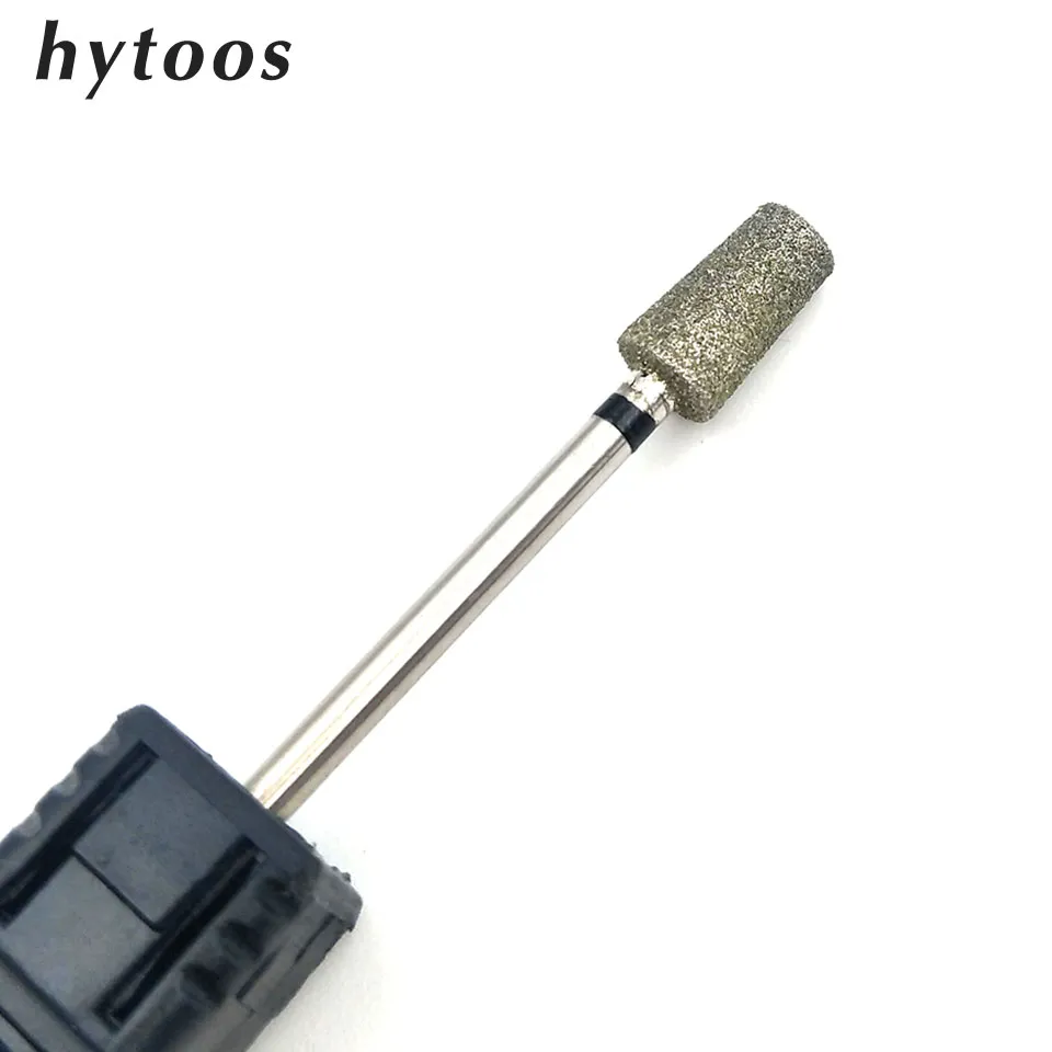 HYTOOS 5*9mm Barrel Diamond Nail Drill Bit 3/32" Rotary Cuticola Burr Punte per Manicure Accessori Trapano Nail Mills Tool-BM0509D