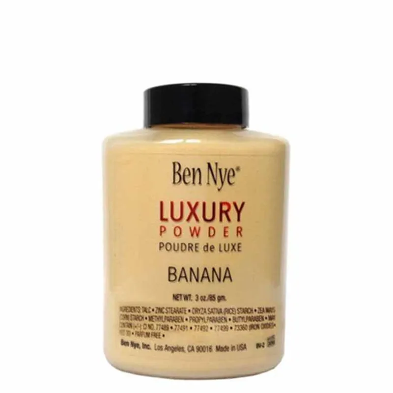 Livraison directe marque de vente chaude Ben Nye POUDRE DE LUXE POUDER de LUXE Poudre libre de banane 3oz/85g version la plus élevée.