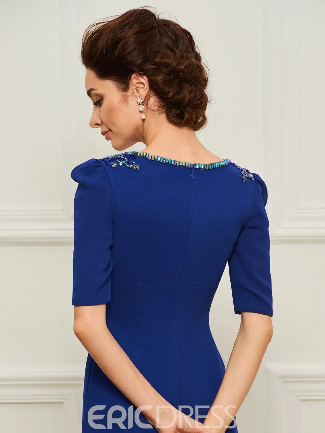 Elegant Ericdress Mermaid Mother Of The Bride Dresses V Neck Half