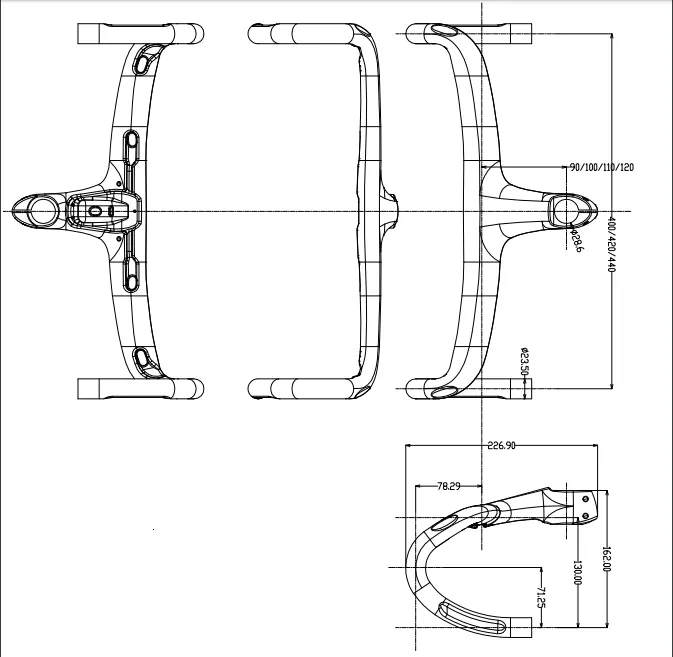 Carbon-handlebar-road-ec90-bicycle-handlebar-integrated-handlebar-and-stem-3K-ultralight-fall-handlebar-cycling-parts