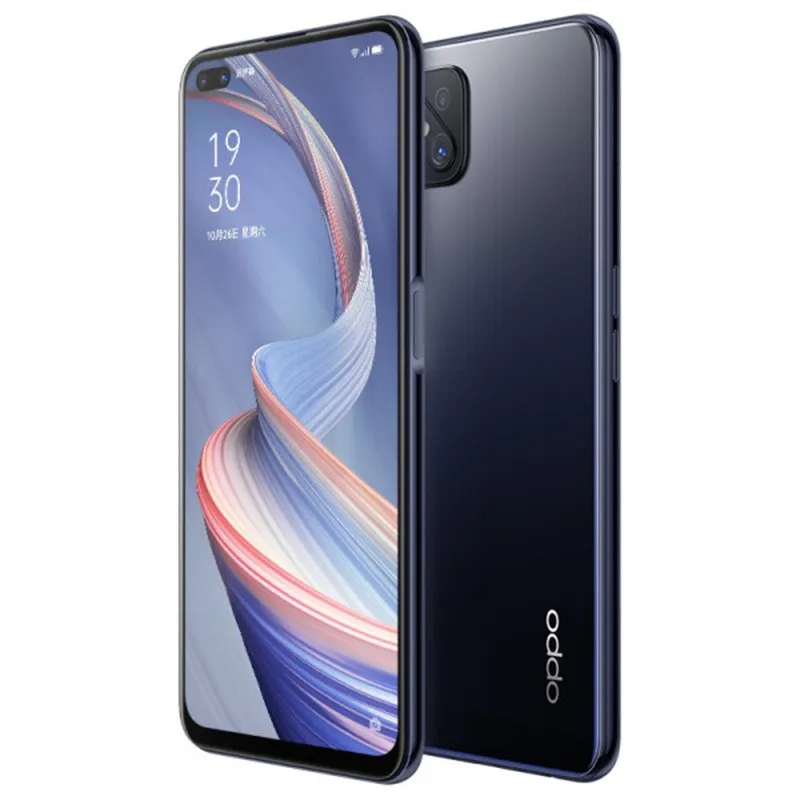 Оригинальные OPPO A92S 5G LTE мобильный телефон 8 ГБ RAM 128GB ROM PHEGDA 800 OCTA CORE Android 6.57 "Полноэкранный экран 48MP ID отпечатков пальцев Умный мобильный телефон