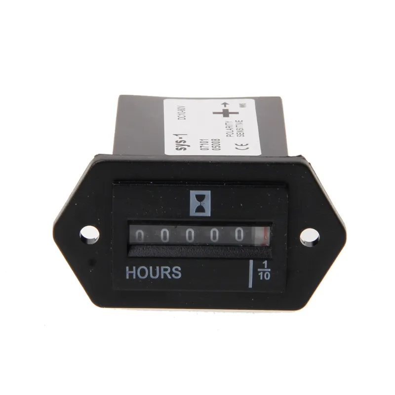 DC 10V-80V Gerador Sealed Hour Meter Counter para barcos Caminhões Tratores Carros horímetro