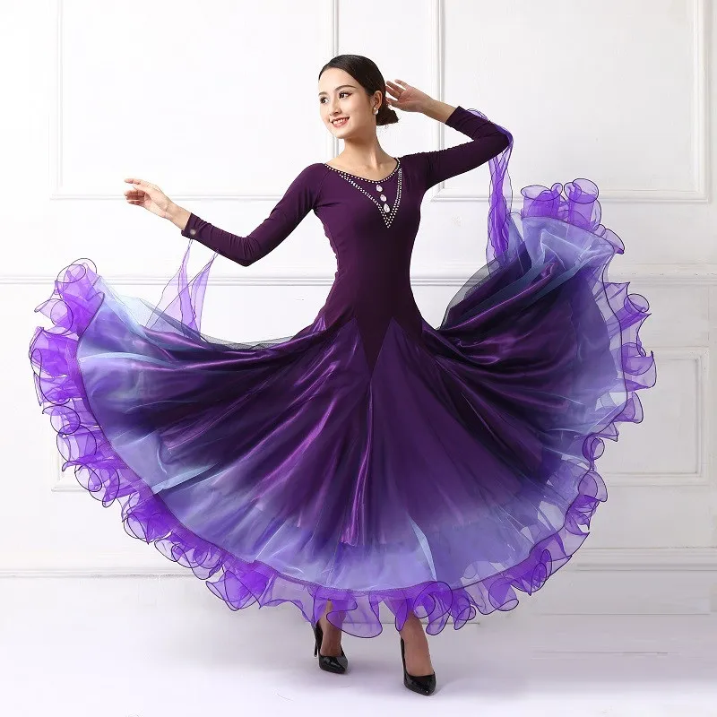 Ballroom Dance Costumes,Ballroom Dresses For Sale Multilayer BD-SG3192