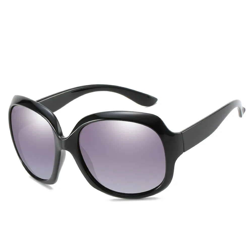 Lunettes de soleil haut de gamme pour femmes Boîte de lunettes de soleil pour femmes Marque de lunettes de soleil rétro Cadre de tortue rétro Lunettes de soleil rondes Lunettes de femme