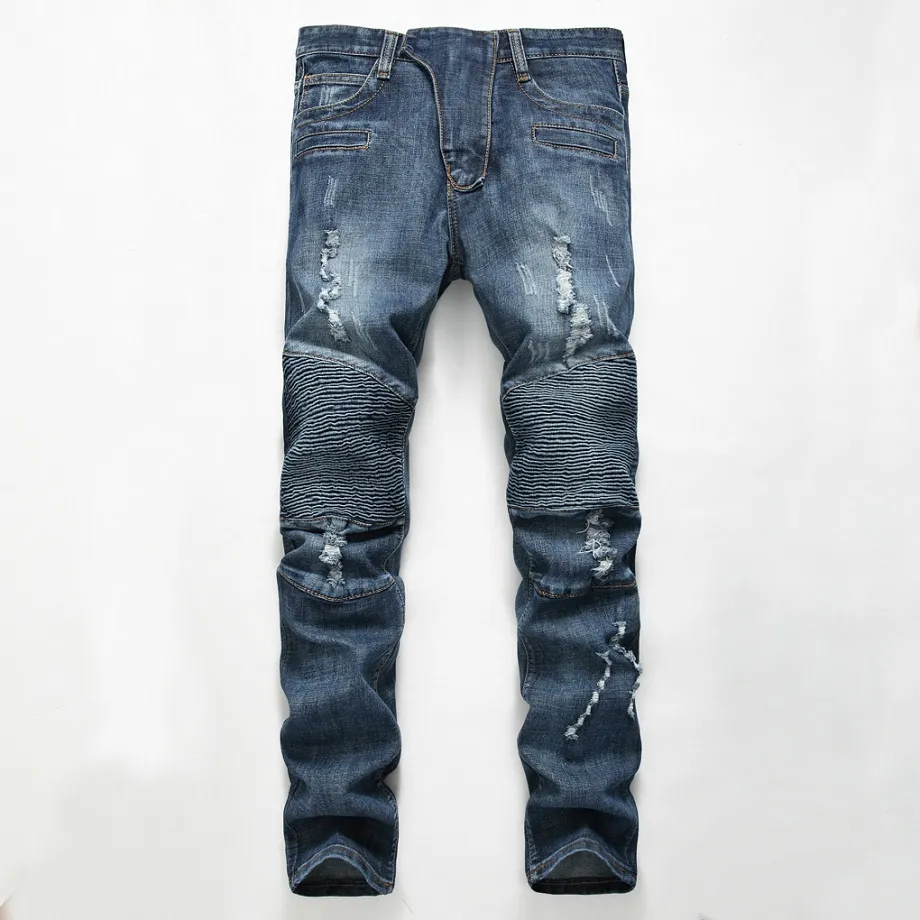 Black distressed jeans mens size 42 cheap