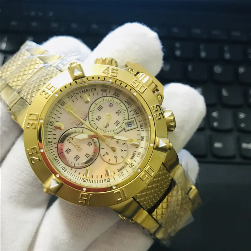 Invicta gold uhr deals