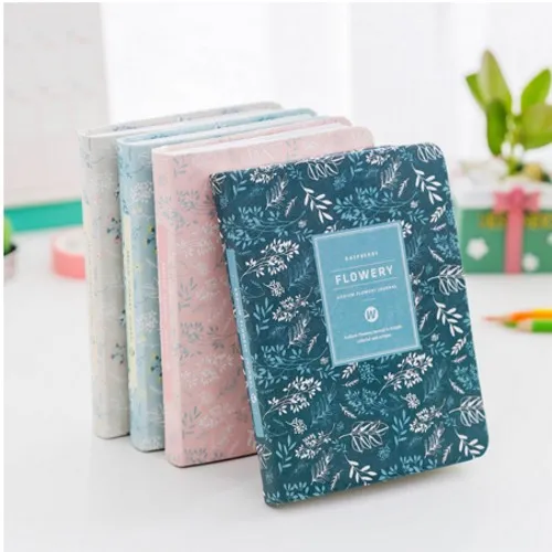 2019 Koreański Kawaii Vintage Kwiat Harmonogram Roczny Diary Weekly Monthly Daily Planner Organizer Papier Notebook A6 Agendas AL01