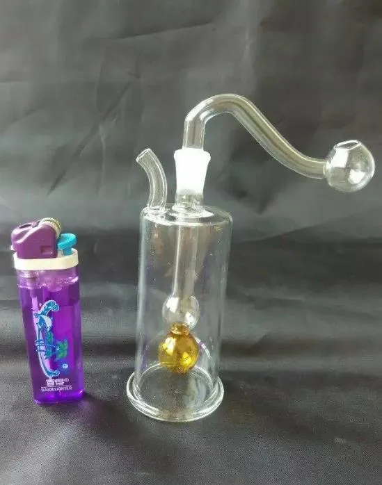 Tuyaux de couleur multi-motifs accessoires de bangs en verre, Pipe colorée fumant des tuyaux en verre incurvés tuyaux de brûleur à mazout conduites d'eau Dab Rig Glass Bo