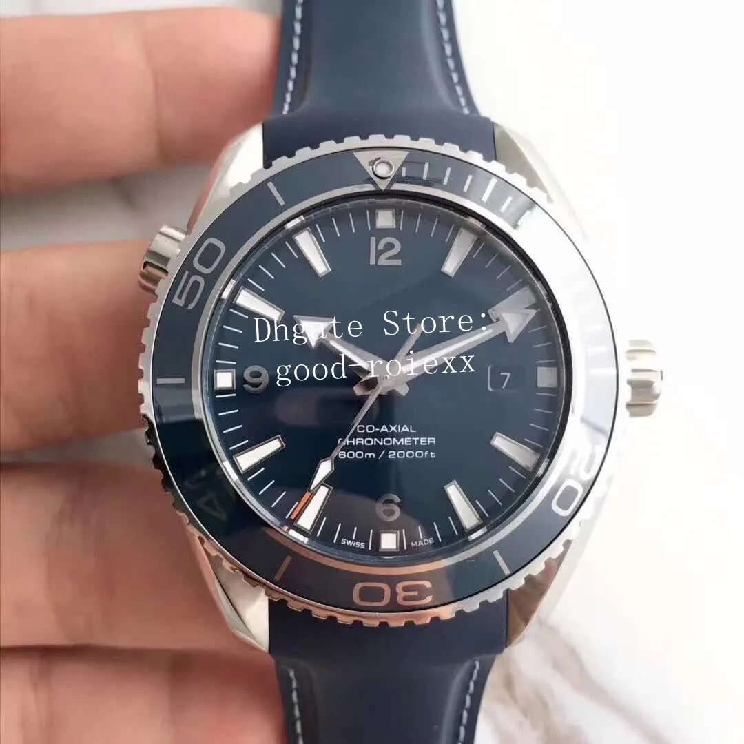 Top Hombre Automático Cal 8500 Reloj Naranja Negro Azul Hombres Apnea James Bond 007 Ocean Diver 600m Planet Correa de caucho profesional Ban2642