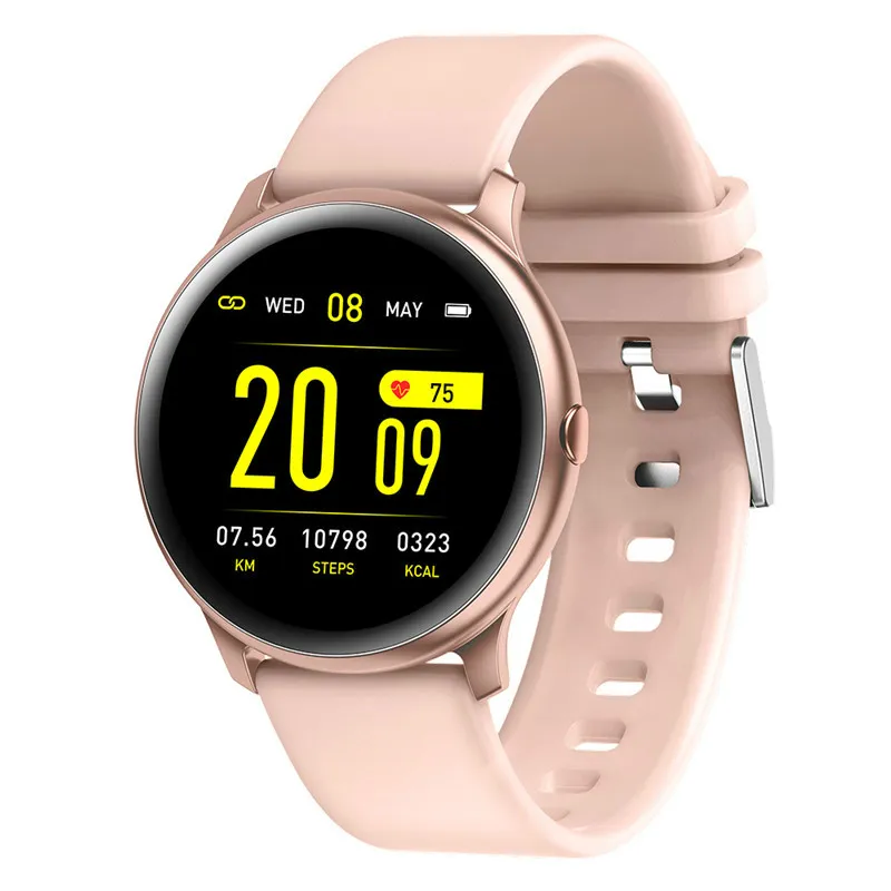 KW19 Smart watch Women IP67 Waterproof Heart Rate Monitor Blood Oxygen Pressure Message Reminder Fitness Tracker Men Sport Smartwatch