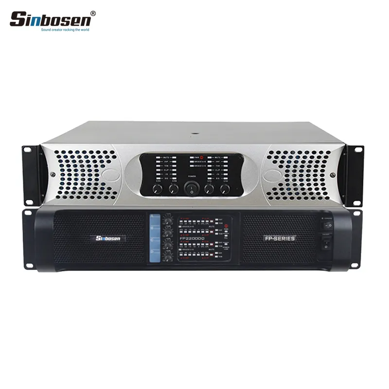 Sinbosen Fp22000q Integrated Tube Dj Amplifier 1000 Watts 10000W Power