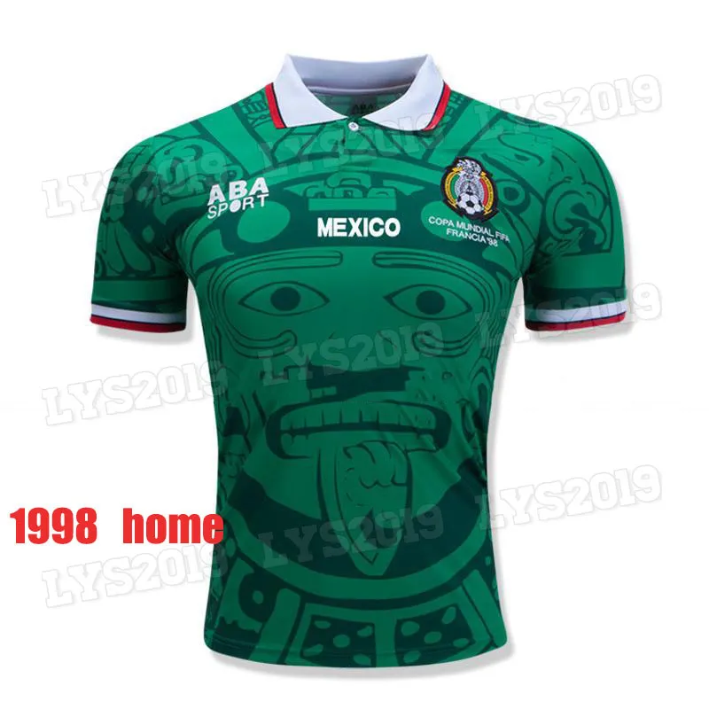 Mexico authentic 1998 world cup sales soccer jersey