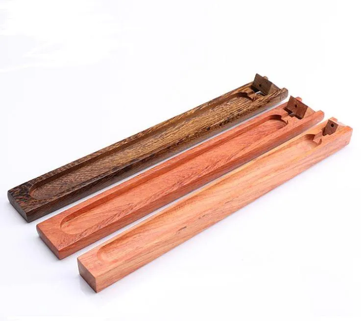 Durable Rosewood Wenge Wood Incense Burner Censer Natural Wooden for Incense Holder Home Decoration Free Shipping SN699