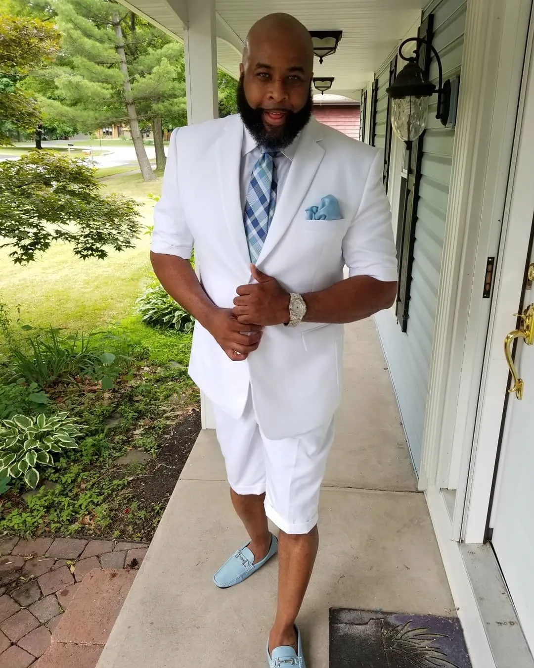 White dress suit plus size hotsell