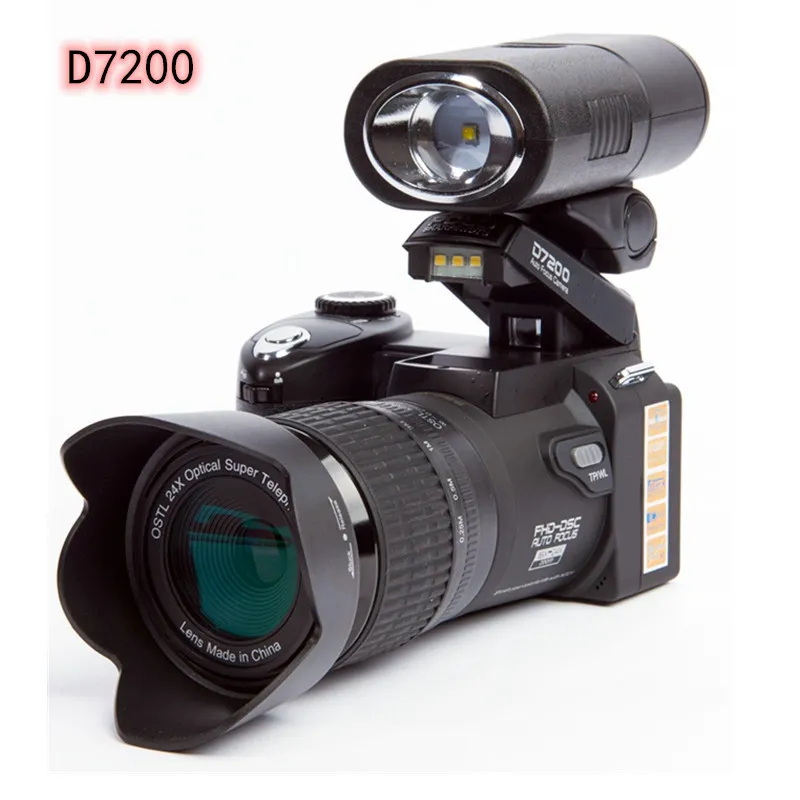 POLO D7200 Digitale camera 33mp Autofocus Professionele DSLR Telephoto-lens Groothoek APAREIL PHOTO BAG