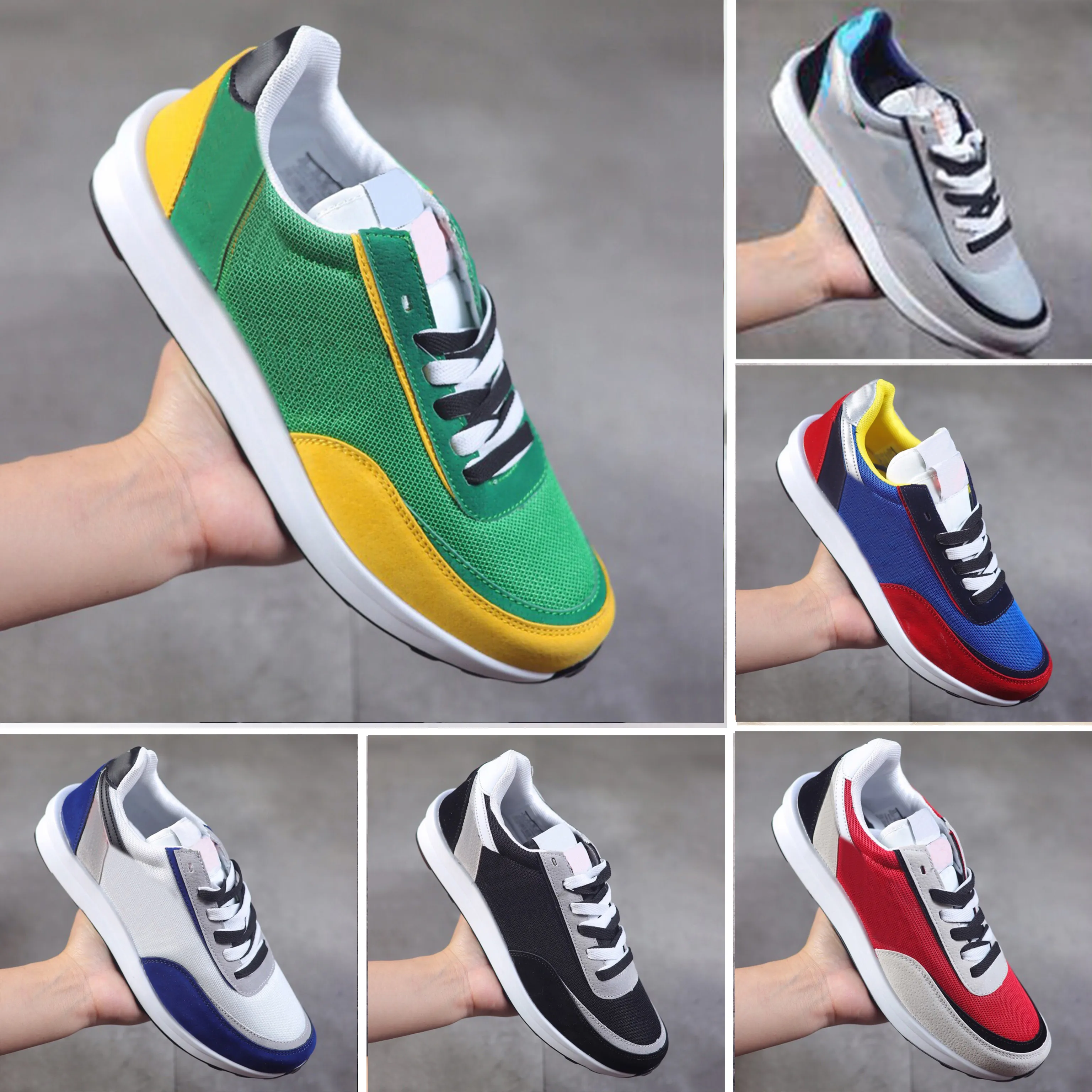 Sacai X LVD WAFFLE Daybreak Trainers Mens Running Shoes For Women fashion designer Breathe Tripe S outdoor Chassures 36-45