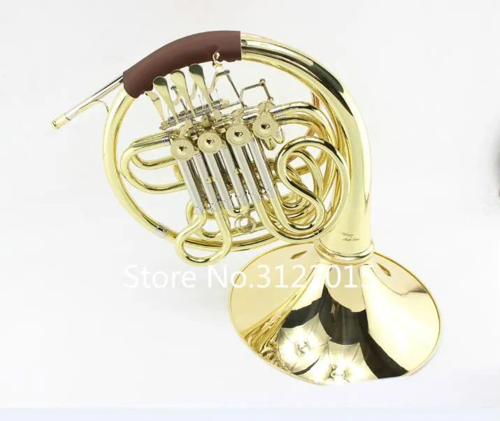 New Arrival MARGEWATE Brass Wind Instrument Gold Lacquer Double Row 4