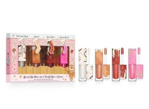 Brand Makeup lip gloss Better Not Pout But If You Do Keep It Glossy Lip Set fast shipping 4pcs/lot