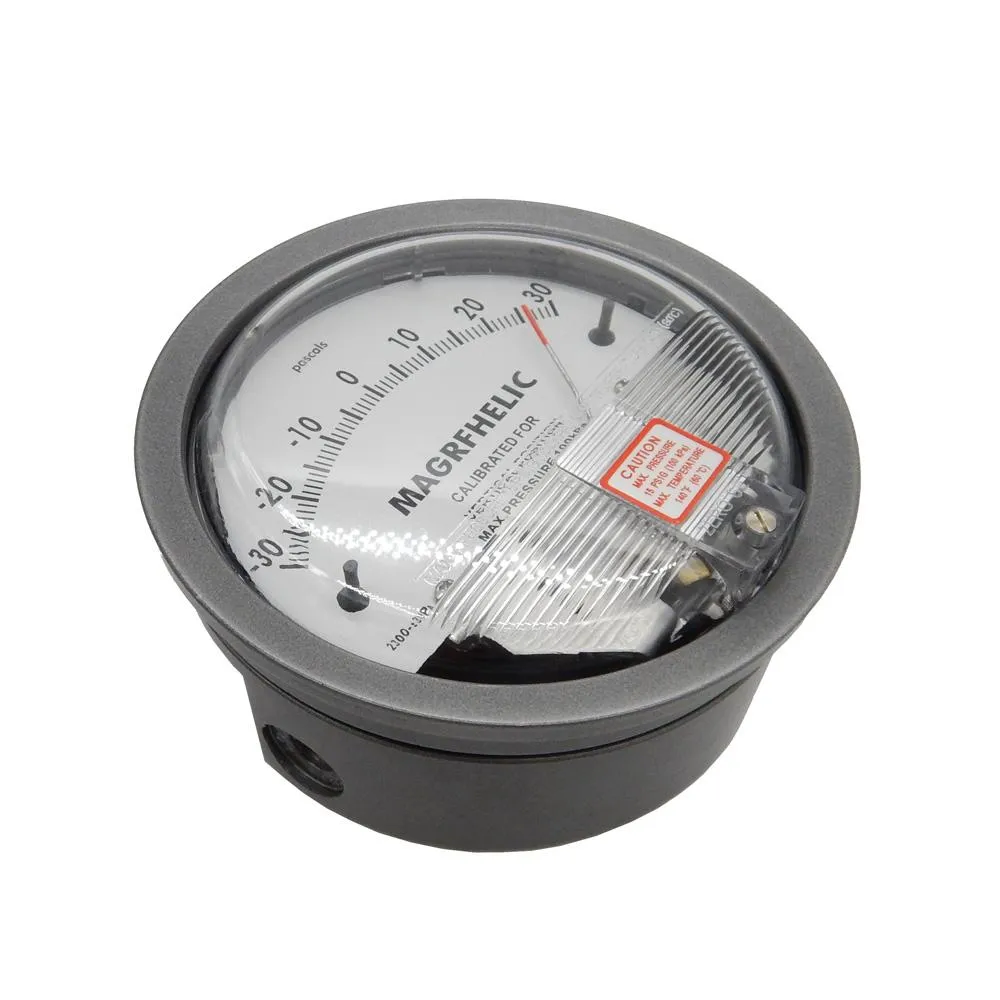 Freeshipping 4000PA Professional Clean Room Differential Pressure Gauge Manometer gaslucht