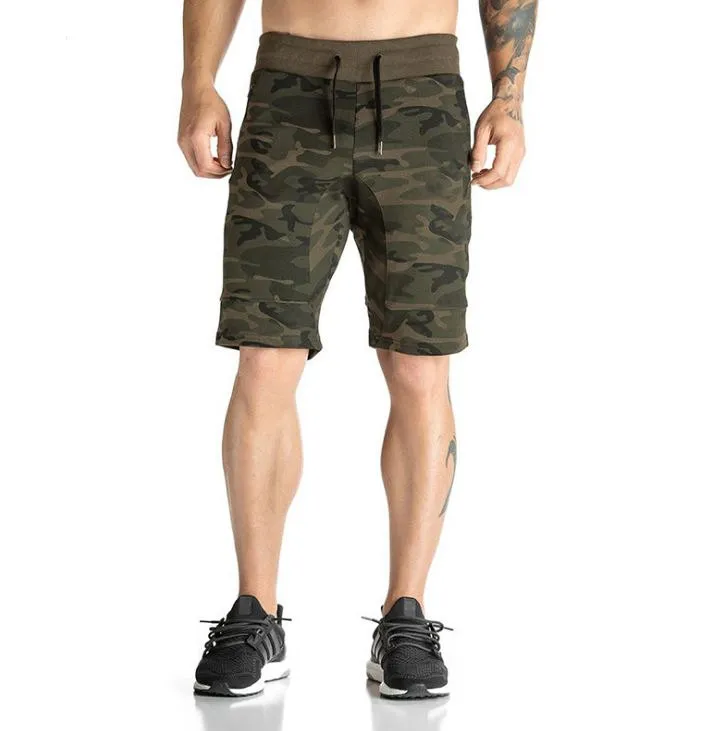 Camouflage Mens Summer Shorts Quick Dry Loose Type Beach Style Soft And Breathable 5 Cent Pants