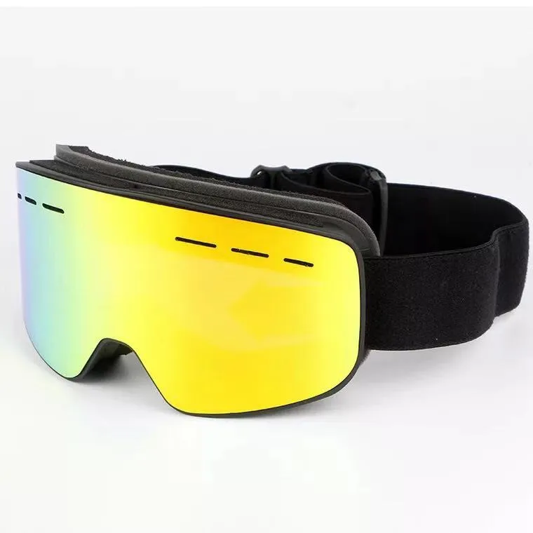 Premium Double Layer Antifog Snowboard Goggles Asian Fit For Men And