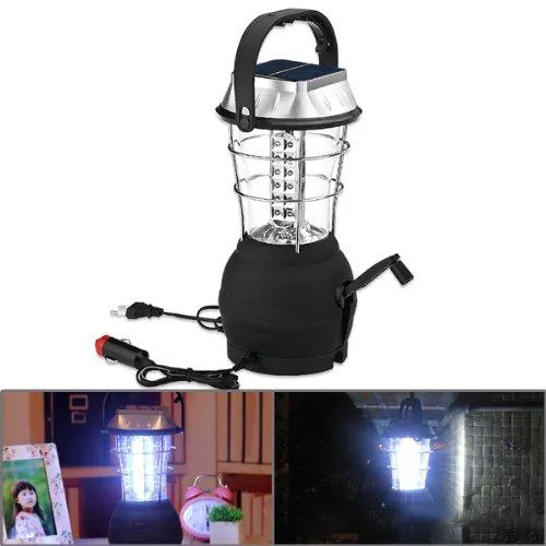 Hot Solar Portable Lanterns Solar Camping Lantern 36 Led Camping Light Solar Hand Lamp Rechargeable Light Outdoor Camping Lantern Freeship