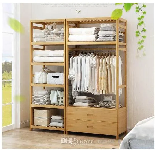 Perchero para ropa de dormitorio, armario económico con gran espacio, armario sencillo para dormitorio, armario económico, muebles de dormitorio