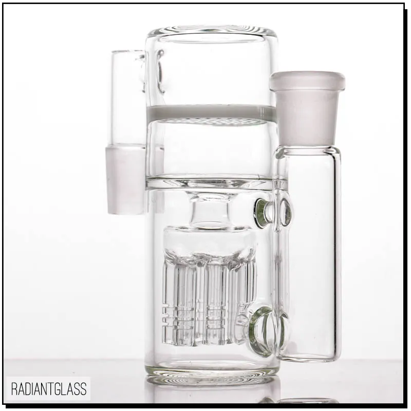 Hookahs Nieuwe 8 Arms Ash Catcher Moderne Designer White Honeycomb voor Water Bong Glass 14-14mm en 18-18mmn Stock